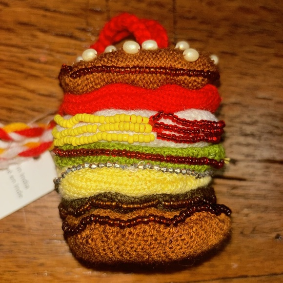 Cheeseburger and fries Christmas ornament - Picture 10 of 10
